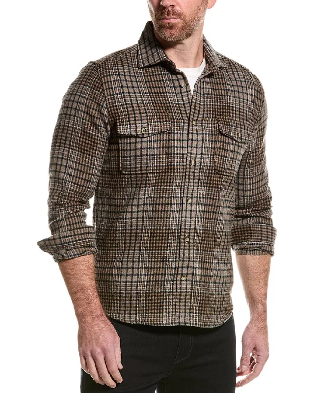 Men's moisture - wicking athletic t - shirts for intense workoutsReiss Marley Brushed Check Wool-Blend Shirt Men's moisture - wicking athletic t - shirts for intense workoutsReiss Marley Brushed Check Wool-Blend Shirt