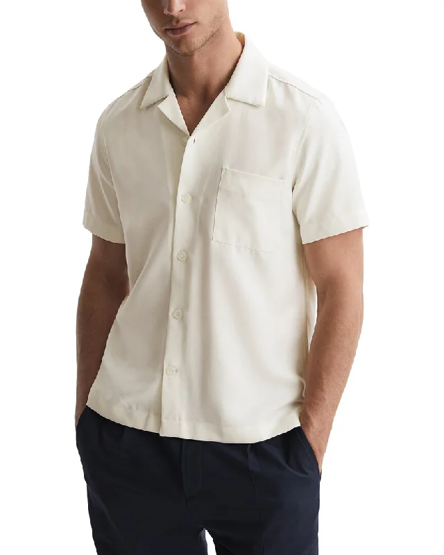Men's mock - neck t - shirts with a modern and sleek styleReiss Tokyo Shirt