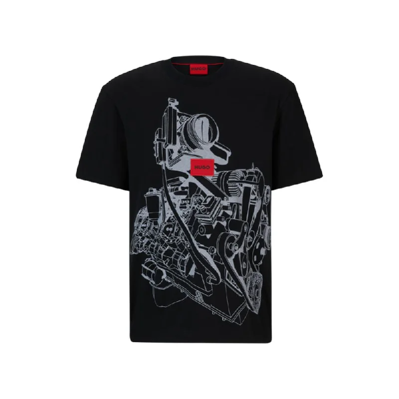 Men's moisture - wicking athletic t - shirts for intense workoutsRelaxed-fit T-shirt in cotton jersey with seasonal artwork Men's moisture - wicking athletic t - shirts for intense workoutsRelaxed-fit T-shirt in cotton jersey with seasonal artwork