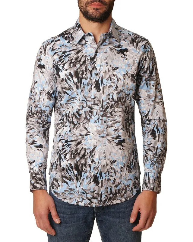 Men's button - front t - shirts with a unique artistic printRobert Graham Buren Woven Shirt Men's button - front t - shirts with a unique artistic printRobert Graham Buren Woven Shirt