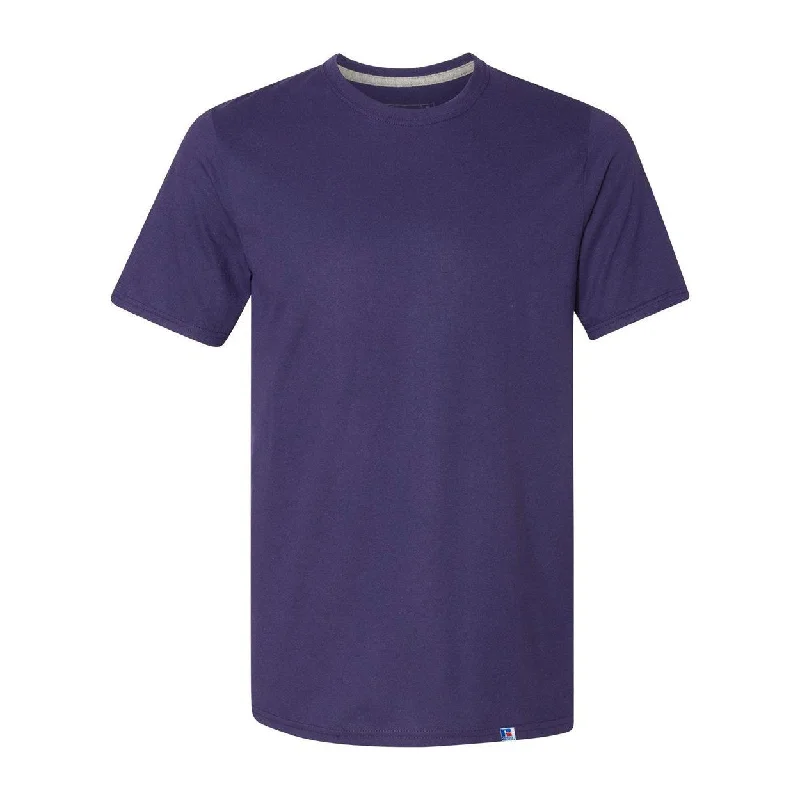 Men's button - front t - shirts with a unique artistic printRussell Athletic Essential 60/40 Performance T-Shirt Men's button - front t - shirts with a unique artistic printRussell Athletic Essential 60/40 Performance T-Shirt