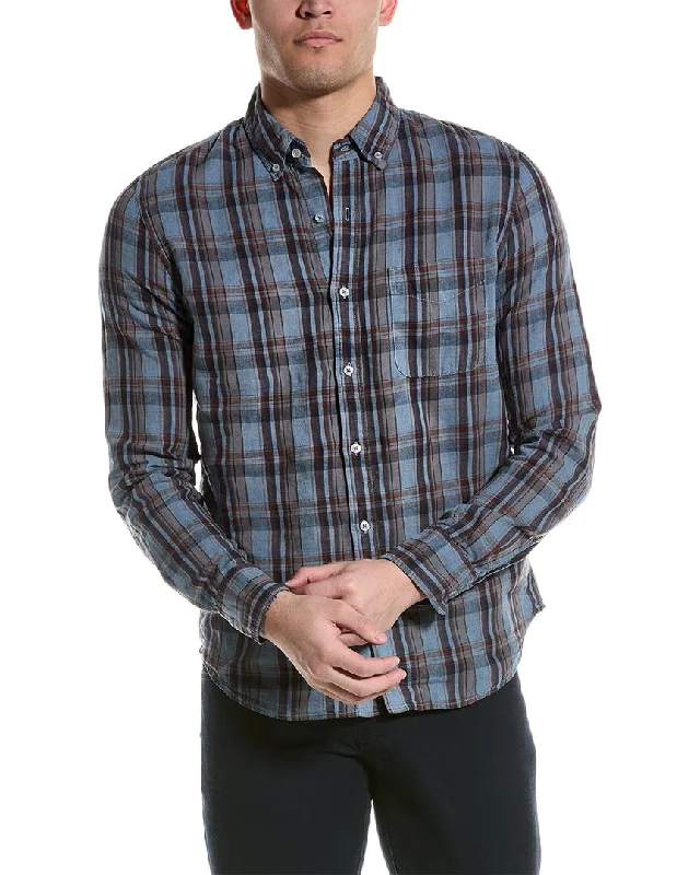 Men's v - neck muscle t - shirts for a body - building aestheticSave Khaki United Madras Linen-Blend Shirt Men's v - neck muscle t - shirts for a body - building aestheticSave Khaki United Madras Linen-Blend Shirt