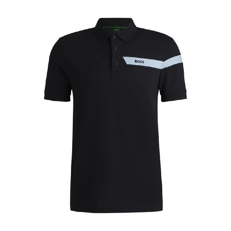 Men's v - neck muscle t - shirts for a body - building aestheticSlim-fit polo shirt with logo stripe Men's v - neck muscle t - shirts for a body - building aestheticSlim-fit polo shirt with logo stripe