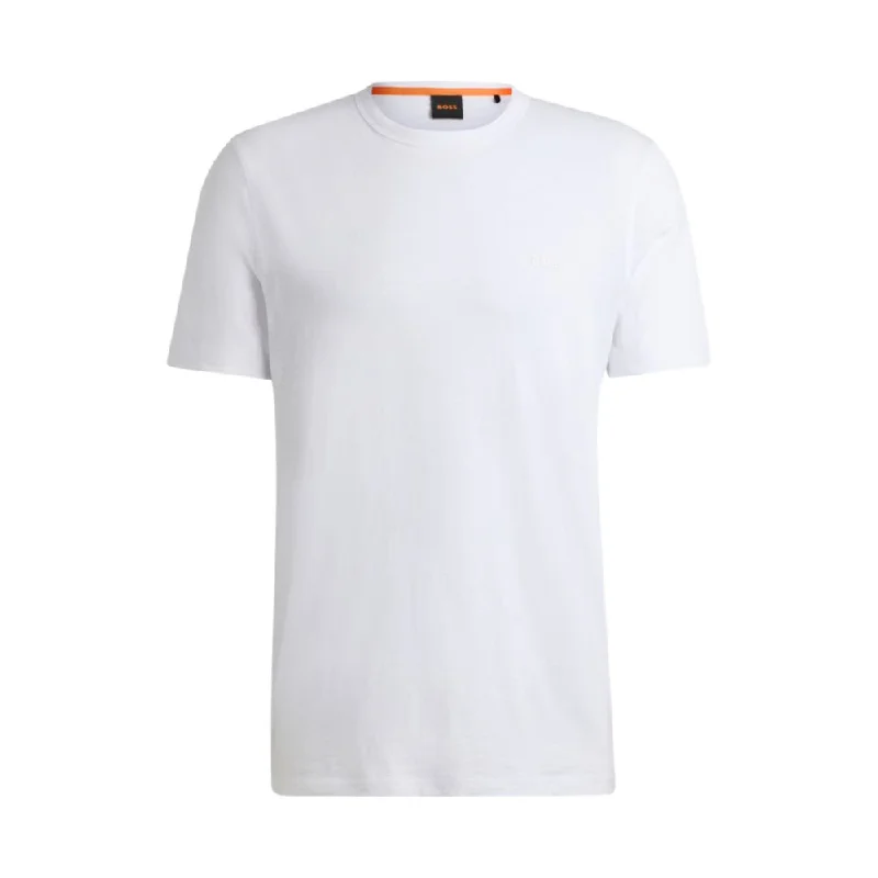 Men's moisture - wicking athletic t - shirts for intense workoutsSlub-cotton T-shirt with logo detail Men's moisture - wicking athletic t - shirts for intense workoutsSlub-cotton T-shirt with logo detail