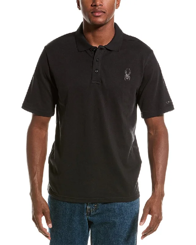 Men's button - front t - shirts with a unique artistic printSpyder Polo Shirt
