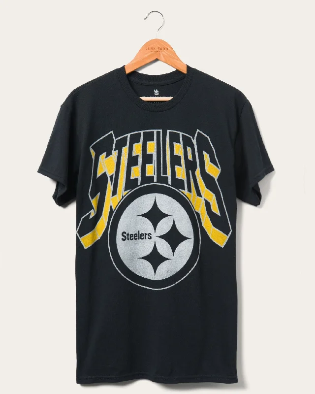 Men's tie - dye t - shirts with a bohemian styleSteelers Concert Fan Tee