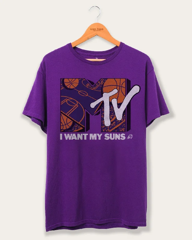 Men's UV - protection t - shirts for outdoor activities in the sunSuns x MTV I Want My Fan Tee Men's UV - protection t - shirts for outdoor activities in the sunSuns x MTV I Want My Fan Tee