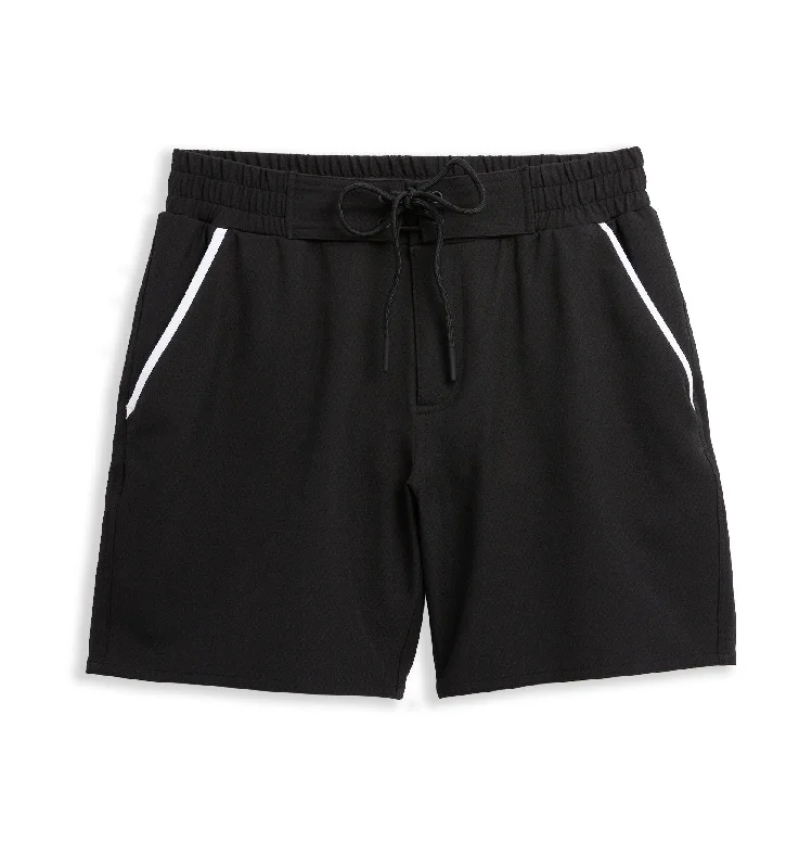Embroidered Women Shorts with Intricate DesignsSwim 7" Heritage Board Short - Black Novelty