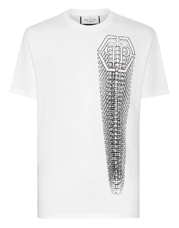 Men's ribbed t - shirts with a textured finish for added styleT-shirt Round Neck SS Men's ribbed t - shirts with a textured finish for added styleT-shirt Round Neck SS