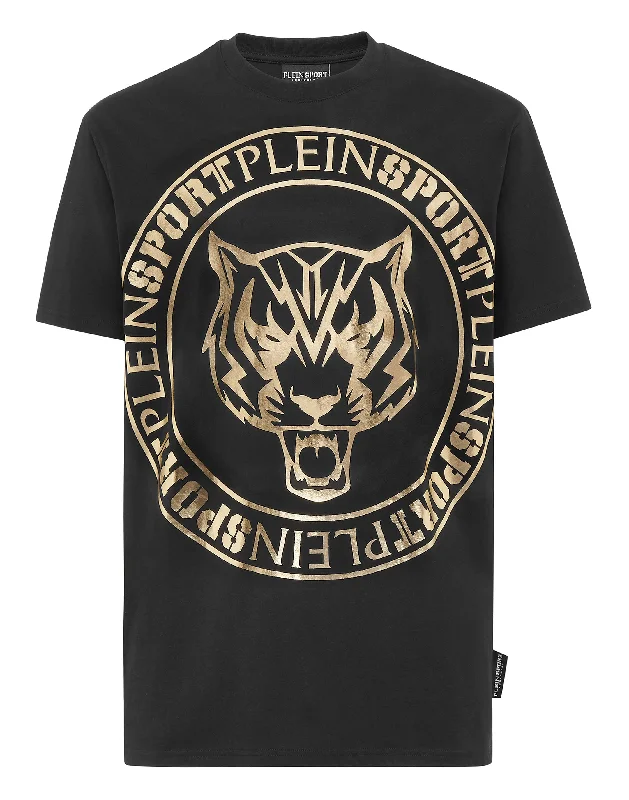 Men's printed Hawaiian t - shirts for tropical vacationsT-shirt Round Neck SS Tiger Men's printed Hawaiian t - shirts for tropical vacationsT-shirt Round Neck SS Tiger