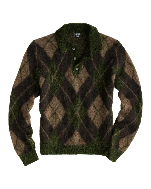 Men's distressed denim - look t - shirts with a rugged appealTodd Snyder Mohair & Wool-Blend Polo Sweater Men's distressed denim - look t - shirts with a rugged appealTodd Snyder Mohair & Wool-Blend Polo Sweater