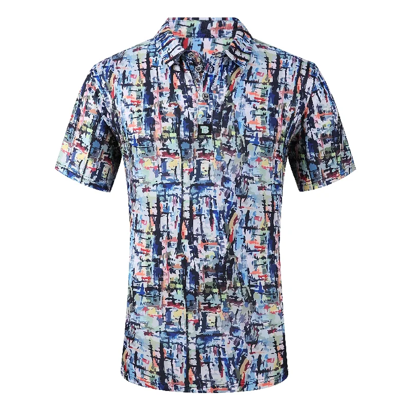 Men's v - neck muscle t - shirts for a body - building aestheticTom Baine Men's Performance Four-Way Stretch Golf Polo Men's v - neck muscle t - shirts for a body - building aestheticTom Baine Men's Performance Four-Way Stretch Golf Polo