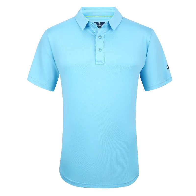Men's button - front t - shirts with a unique artistic printTom Baine Men's Performance Solid Four-Way Stretch Golf Polo Men's button - front t - shirts with a unique artistic printTom Baine Men's Performance Solid Four-Way Stretch Golf Polo
