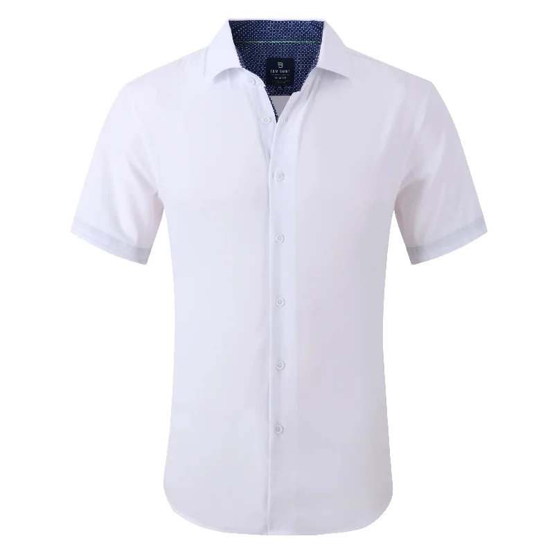 Men's moisture - wicking athletic t - shirts for intense workoutsTom Baine Slim Fit Performance Short Sleeve Solid Button Down Men's moisture - wicking athletic t - shirts for intense workoutsTom Baine Slim Fit Performance Short Sleeve Solid Button Down