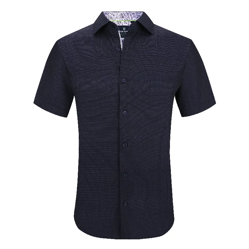 Men's long - sleeve henley t - shirts with button - down placketsTom Baine Slim Fit Short Sleeve Performance Stretch Button Down Men's long - sleeve henley t - shirts with button - down placketsTom Baine Slim Fit Short Sleeve Performance Stretch Button Down