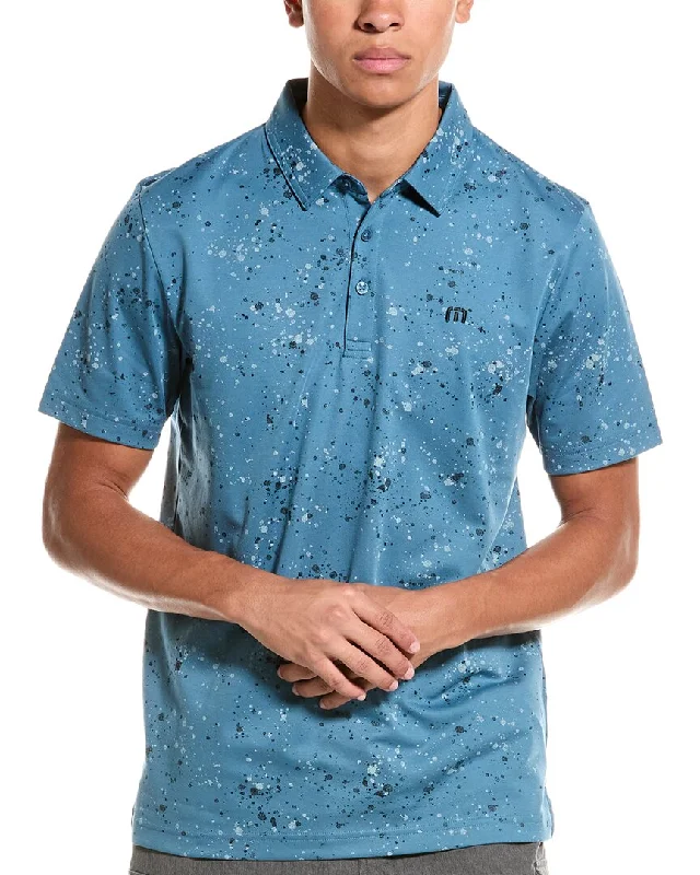 Men's plus - size pocket t - shirts with a classic lookTravisMathew Splatter Print Polo Shirt Men's plus - size pocket t - shirts with a classic lookTravisMathew Splatter Print Polo Shirt