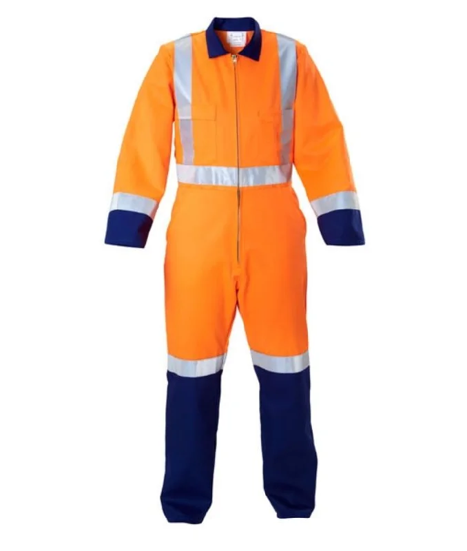 Plus - size maternity overalls for expectant moms​TTMC Polycotton, Zip Overall