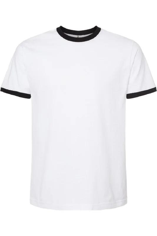 Men's button - front t - shirts with a unique artistic printTultex Unisex Fine Jersey Ringer T-Shirt Men's button - front t - shirts with a unique artistic printTultex Unisex Fine Jersey Ringer T-Shirt