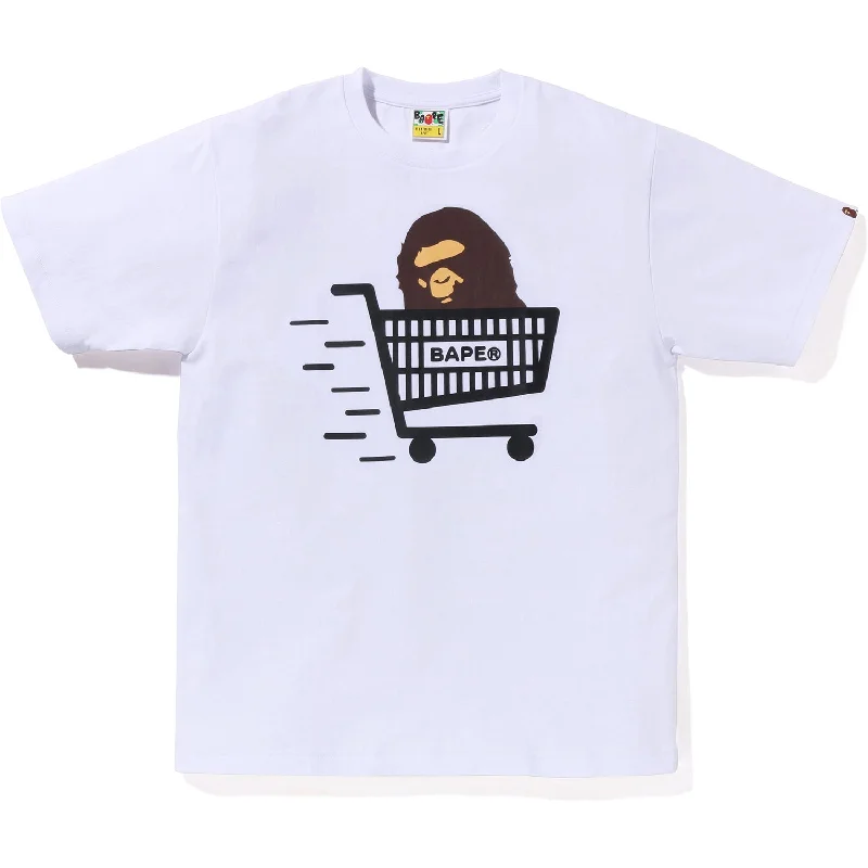 Men's tie - dye t - shirts with a bohemian styleUs Bapec Cart Tee Mens