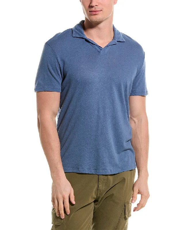 Men's lightweight performance t - shirts for running marathonsVelvet by Graham & Spencer Beck Linen-Blend Polo Shirt Men's lightweight performance t - shirts for running marathonsVelvet by Graham & Spencer Beck Linen-Blend Polo Shirt