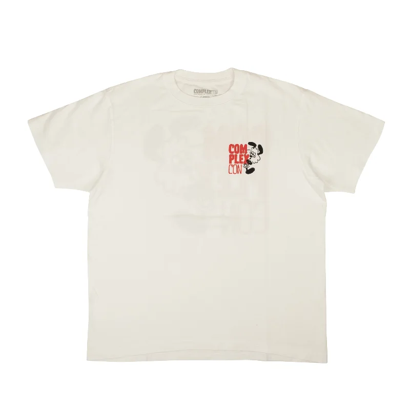 Men's smart - casual checkered t - shirts for semi - formal occasionsVick White Short Sleeve T-Shirt