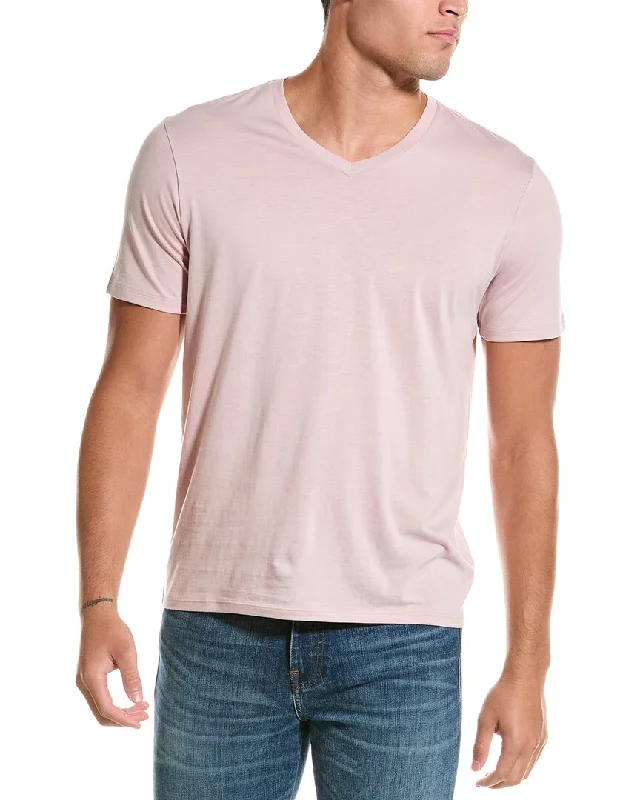Men's polo t - shirts with a contrast collar for a preppy lookVince V-Neck T-Shirt