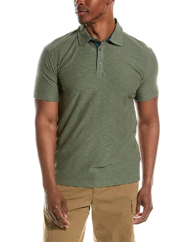 Men's button - front t - shirts with a unique artistic printVintage 1946 Slub Polo Shirt Men's button - front t - shirts with a unique artistic printVintage 1946 Slub Polo Shirt