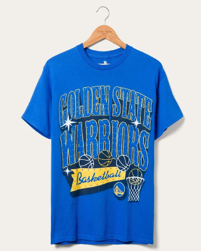 Men's eco - friendly recycled t - shirts for sustainable fashion choicesWarriors Bright Lights Tee Men's eco - friendly recycled t - shirts for sustainable fashion choicesWarriors Bright Lights Tee