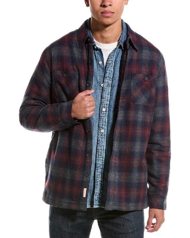 Men's slim - fit graphic t - shirts with vintage rock band printsWEATHERPROOF VINTAGE Flannel Shirt Jacket Men's slim - fit graphic t - shirts with vintage rock band printsWEATHERPROOF VINTAGE Flannel Shirt Jacket